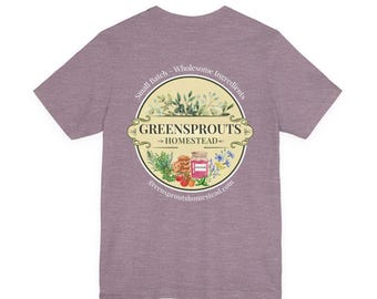 Greensprouts Homestead Tee, Nature Lover Shirt, Gardener Gift, Homestead Shirt