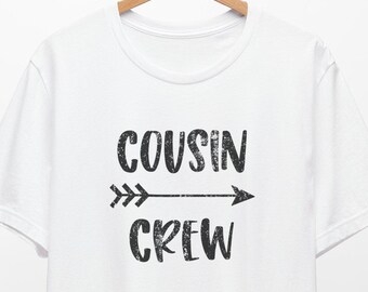 Cousin Crew T-Shirt: Family Reunion Matching Tees, Family Vacation Group Shirt