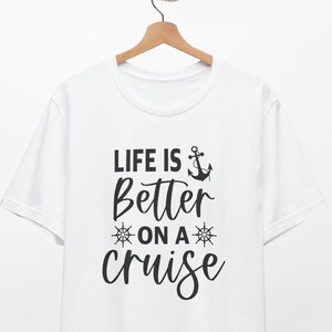 Nautical Tee, Cruise Ship Tee, Anchor T-Shirt, Vacation Shirt, Funny Cruise Tee, Boat Trip Top, Unisex Jersey Short Sleeve Tee