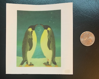 Penguin Sticker - Couple Romance - Vinyl