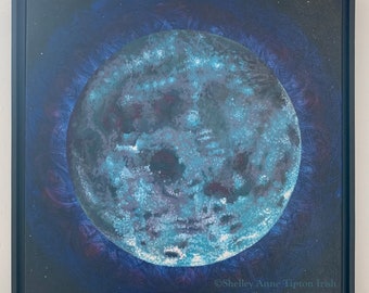 Pruning Moon Oil Painting