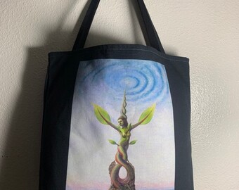 Tree Goddess Tote Bag - Strong and Machine Washable