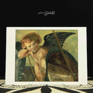 Greeting Card - Rubens' Angel 5” x 7” Card of Original Artwork by Shelley Irish