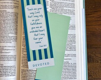 Psalm 86:11 Christian Girls Bookmark