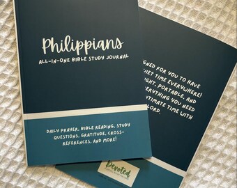 Philippians Bible Study Journal - Prayer, Scripture, Gratitude
