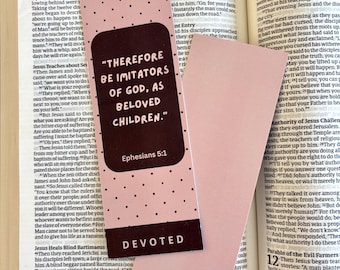 Ephesians 5:1 Christian Girl Bookmark