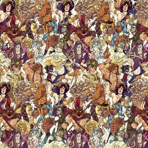Pantheon - Greek Mythology Illustration Print