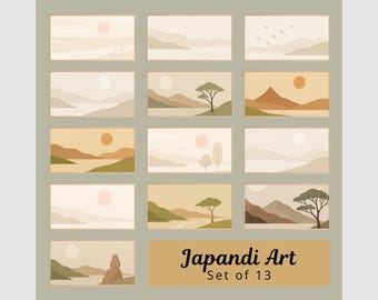 Japandi Serenity – 13 digitala konstverk för Samsung Frame TV | 16:9