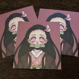 Nezuko - Demon Slayer - Mini Square Print