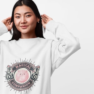Magical Companion Pygmy Puff Inspired Women&#39;s Long Sleeve Tee - Theme Park Tee - Shirt for Witches and Wizards - Graphic Tee Women