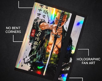 Álbum One Piece Zoro Master Set | 540 Cartas TCG com Carregamento Lateral (Arte Holográfica de Fã)