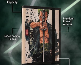 Pasta One Piece Zoro Master Set | Álbum para 540 Cartas de TCG