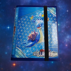Handmade Card Binder – Stellar Crown Inspired | Holds 540 Cards | Master Set Storage