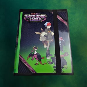 Handmade Card Binder – Shrouded Fable Inspired | Holds 360 Cards | Master Set Storage