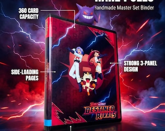 Handgemaakte, geïnspireerde Destined Rivals Master Set-map – Geschikt voor maximaal 360 kaarten