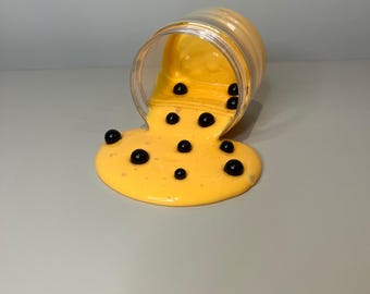 Slime alla pesca Boba / Slime al bubble tea / Slime lucido / Slime Boba