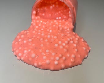 Strawberry Pop Slime | Crunchy slime | Floam Slime |  Stretchy Slime | Strawberry slime | ASMR Slime