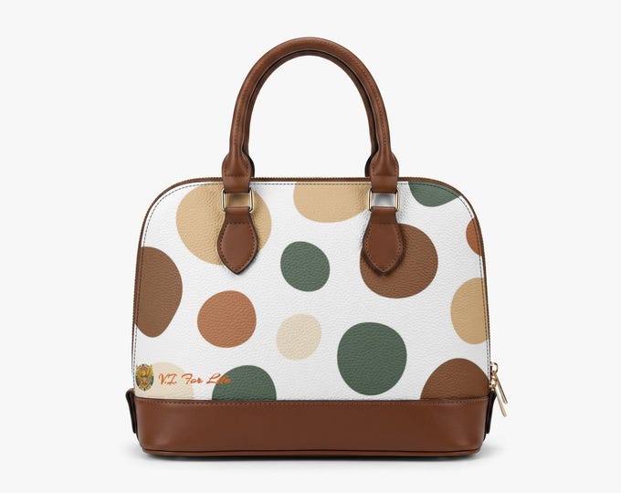 V.I. For Life™ Polka Dot Dome Handbag