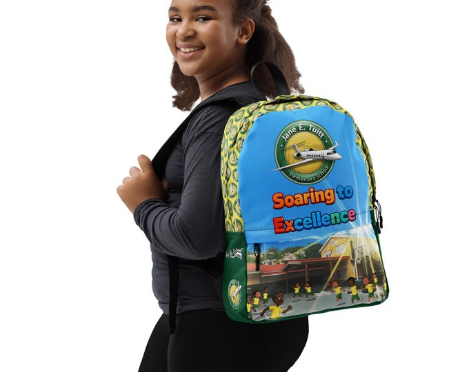 Jane E. Tuitt Elementary “Soaring to Excellence” School Backpack – Rep Yo' School