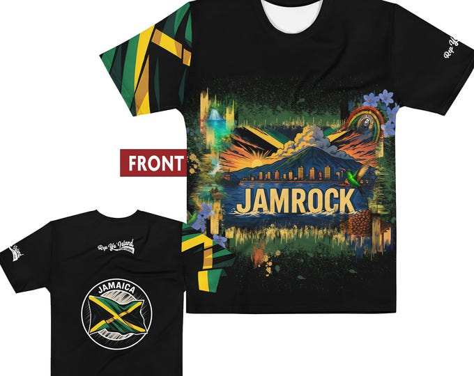 Jamaica Men's Heritage T-Shirt – Island Pride Tee by Cubix Cre8tions