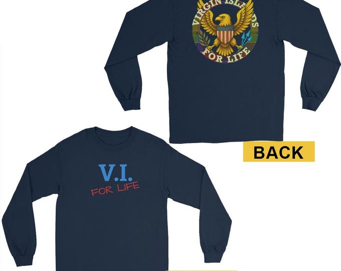 Virgin Islands Pride Long Sleeve Shirt – Eagle Seal Design