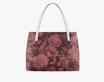 Crimson Bloom VI For Life Tote Bag