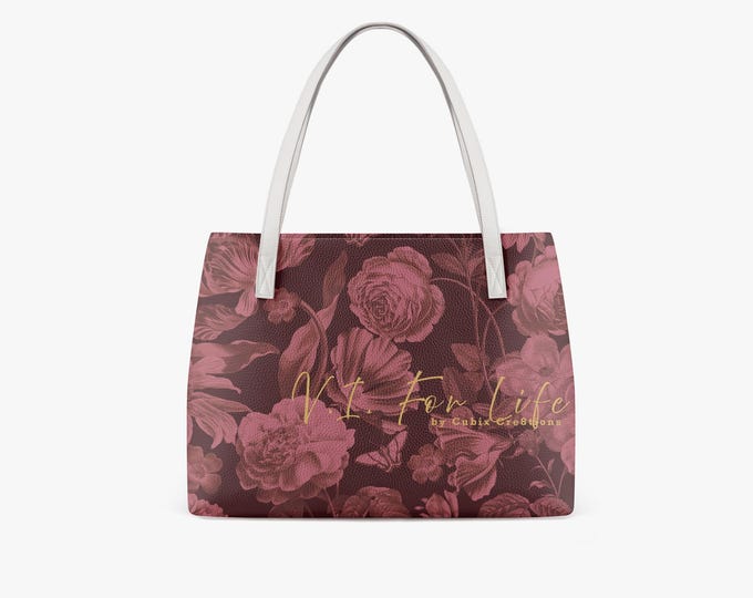 Crimson Bloom VI For Life Tote Bag