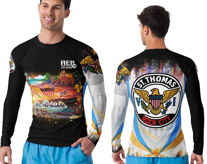 St. Thomas Rash Guard | Rep Yo Island VI Men’s Long Sleeve Shirt
