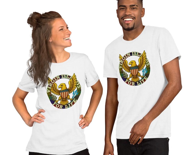 Virgin Islands For Life T-Shirt – Bold USVI Eagle Pride Tee