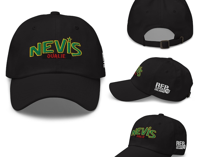 Nevis Embroidery Rep Yo Island Dad hat