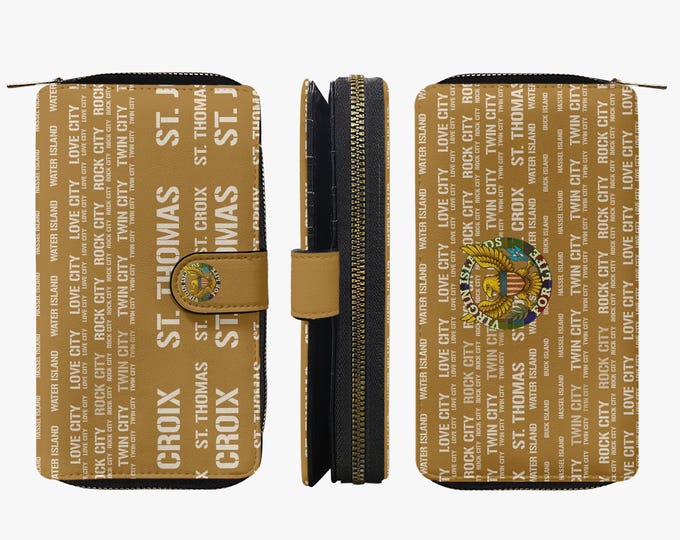 V.I. Legacy Golden Isles Zip-Around Wallet
