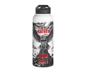 V.I. Raised Rock Built Stainless Steel Water Bottle