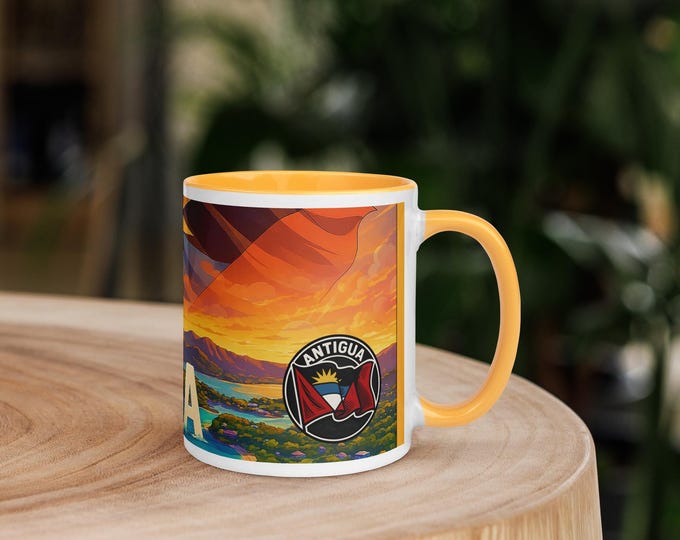 Antigua Mug: Caribbean Island Pride Coffee Cup