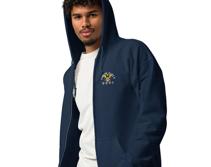 St. Croix “Twin City” Rep Yo’ Island Zip Hoodie