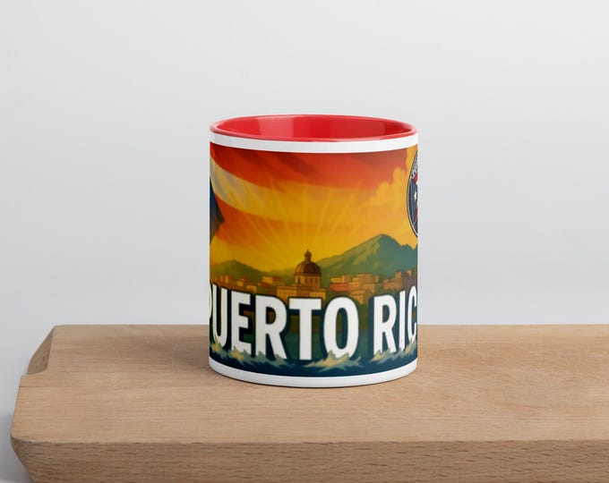 Rep Yo' Island Puerto Rico Mug with Color Inside