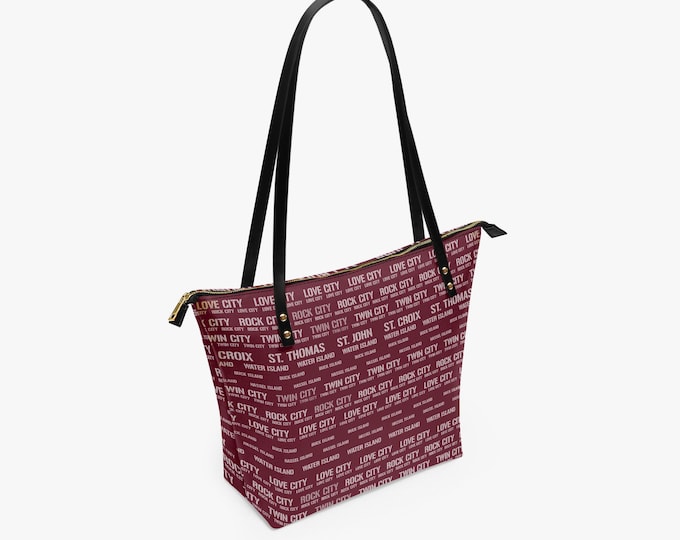 V.I. Legacy Wine Island Names Everyday Tote Bag
