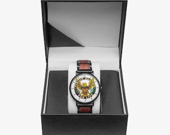 Virgin Islands For Life Wooden Watch - With Indicators