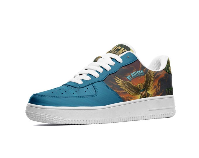 Unisex Rock Built VI Raised Low Top Leather Sneakers