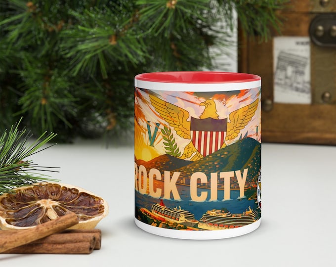 Rock City Mug with Color Inside