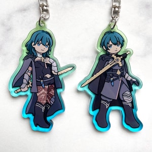 Fire Emblem Three Houses Byleth Acrylic Charm Keychain