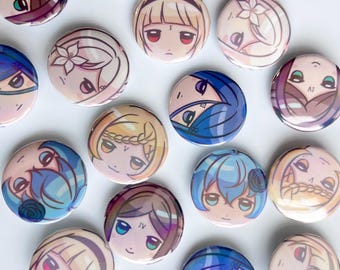 Drakengard 3 Intoners Pinback Buttons