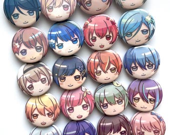 Project Sekai Holographic Pinback Buttons