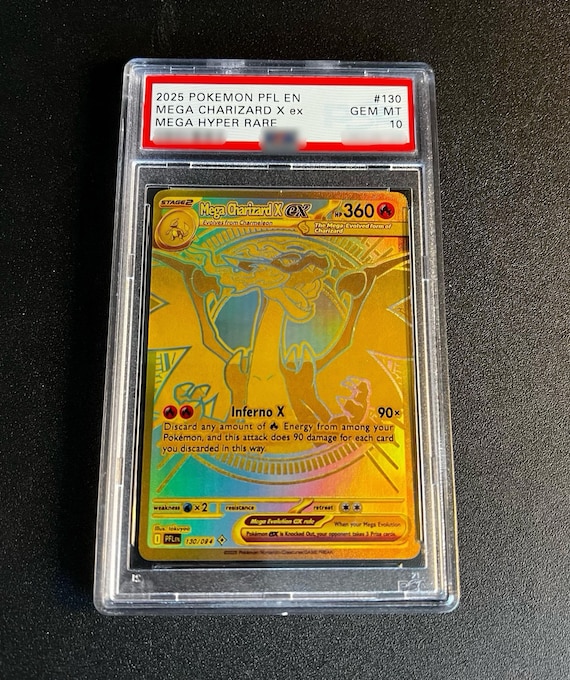 hyper rare charizard pokmon card PSA 9 Charizard ex 223/197 Gold Hyper Rare - Pokemon Obsidian Flames
