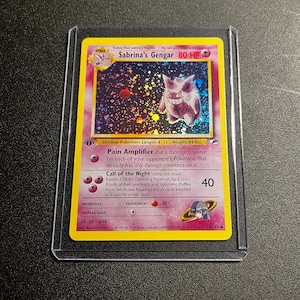 Tarjeta PROXY de Héroes del Gimnasio Gengar de Sabrina de Primera Edición n.° 14