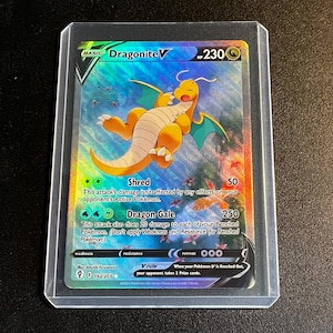 Evolving Skies Dragonite V Pokémon PROXY Card