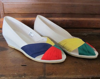 コースターズ オープントゥ ウェッジヒールシューズ レディース サイズ6