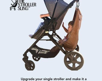 Stroller Hammock Seat for Toddlers | Extra Seat for Single or Double Strollers | Universal Toddler Stroller Accessory | The Stroller Sling™