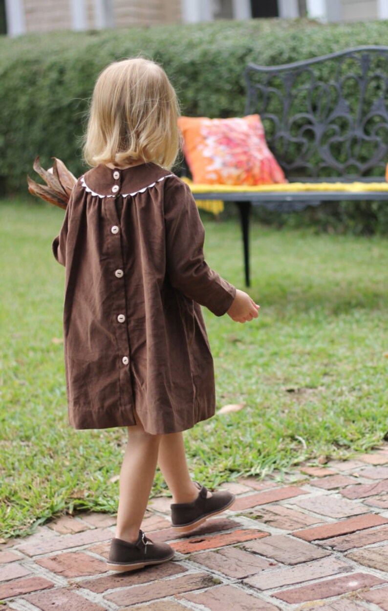 Girls Long Sleeve Fall Dress
