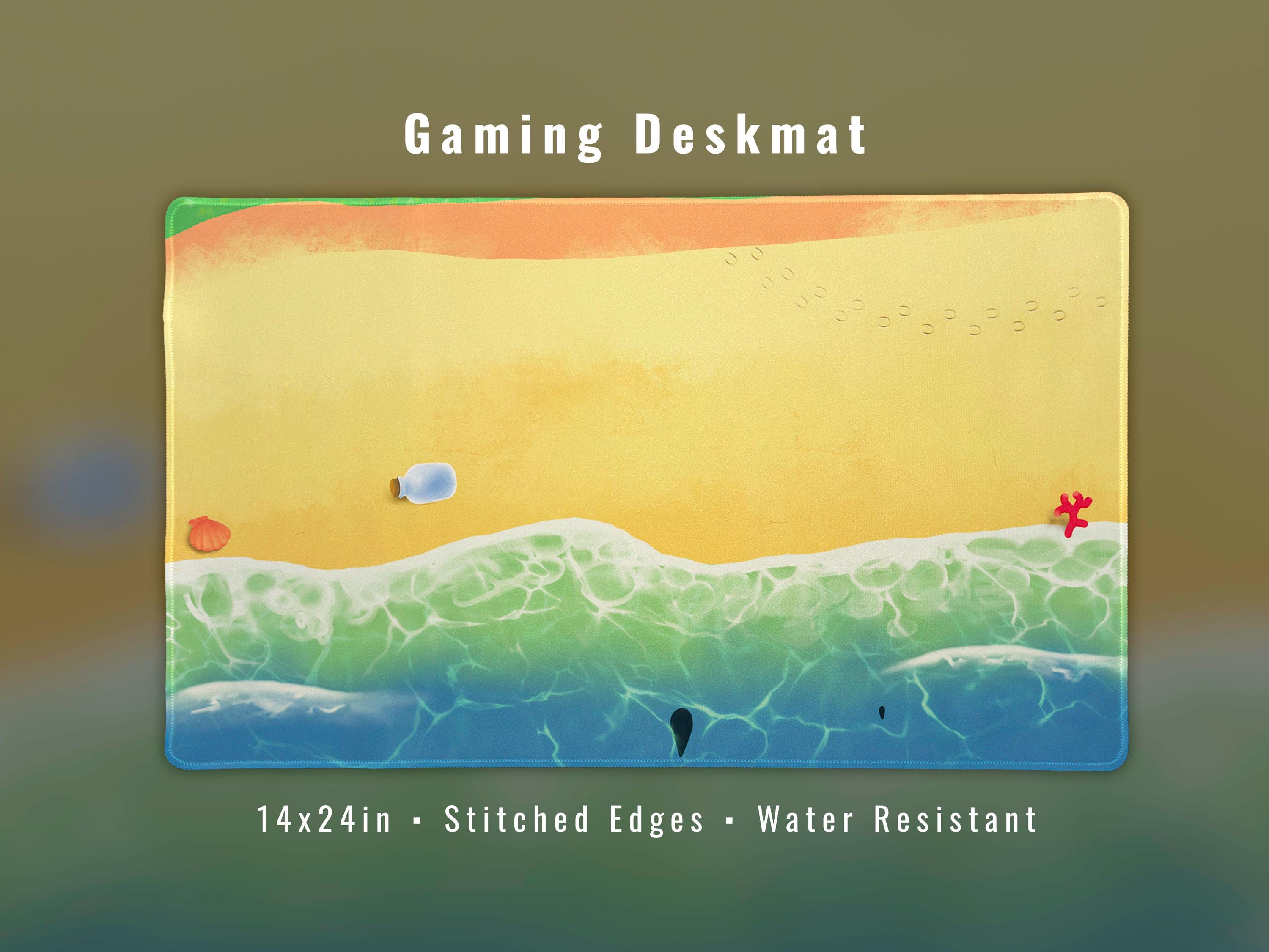 Animal Crossing Beach Gaming Desk Mat - Etsy