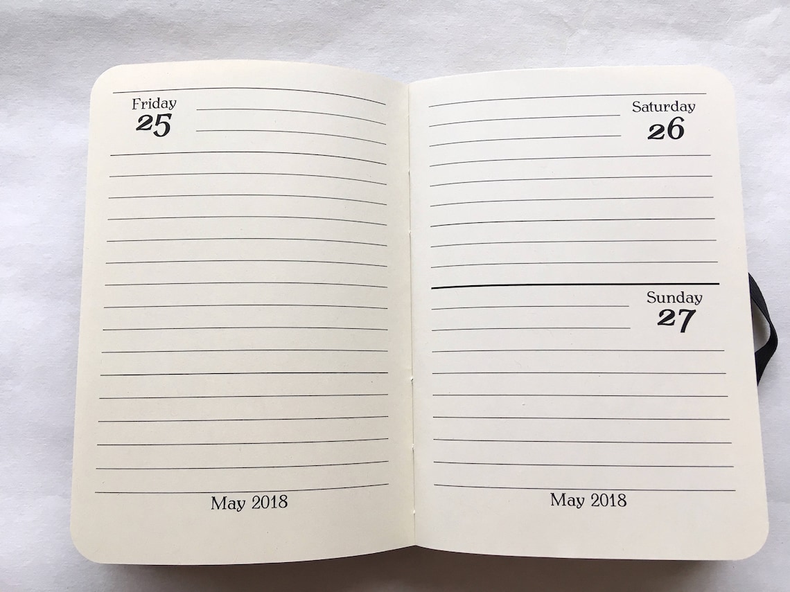 A5 Daily planner 2021 2022 2023 2024 custom planner thick Etsy